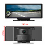 10.26 Inch Touch Screen 2K Car Portable Wireless Apple CarPlay Android Radio Multimedia GPS dual lens Dash Cam 1080P Stereo
