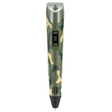Digital Display Intelligent 3D Printing Pen High Temperature 3D Graffiti Painting Pens With Led Display Educational Toys Gift