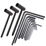 14Pcs Guitar Wrench Set, 4mm &amp; 5mm Ball End Truss Rod Wrench Tool, Fit Most Guitar Neck Bridge Nut Locking Adjustment