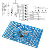 DIY electronic kit SMD components soldering practice board LED flshing light for electronic technology training