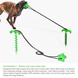 Pet Dog Toys Suction Cup Tug dog toy Dogs Ball Toy Dog Leash Pet Tooth Cleaning Dog Toothbrush for Puppy large Dog Biting Toy
