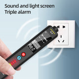 MAXRIENY LCD Dual Mode Voltage Detector Multimeter Tester with LED Indicators Breakpoint Locate Live Wire Indicate Utility Tools