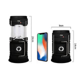 New LED Camping Light Outdoor Fishing Flashlight Portable Strong Light Emergency Lantern Charging Tent Use 18650 Battery