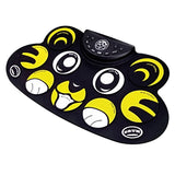 Electronic Drum Set - 9 Pad Flexible Roll Up Drum Kit Practice Pad with Foot Ped N58B