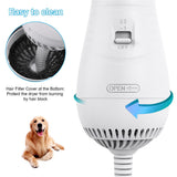 Portable Dog Dryer 2-In-1Hair Dryer For Dogs Adjust Temperature Low Noise Pet Dryer Dog Grooming Comb Fur Blower Seche Cheveux