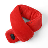USB Electric Heated Scarf Waterproof Massage Heated Neck Wrap with Three-speed Intelligent Temperature Control Warming Scarf