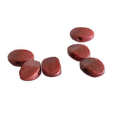 6pcs Oval Plastic Guitar Tuner Machine Head Pearloid Keys Red