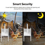 Light Sensor Chicken Cage Door Opener Controller Actuator Motor Automatic Opener Kit IP44 Protection Level Remote Control