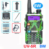 Original Baofeng UV 5R 10KM CB Ham Radio Station Two-way Amateur VHF Powerful 8W /5W UV-5R Walkie-talkie Hunting Radios