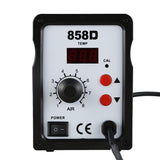 Hot Air Gun Desoldering Soldering Rework SMD Station 3 Nozzles For Yihua 858D