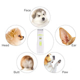2 in 1 Dog Cat Hair Trimmer Paw Nail Grinder Pet Grooming Clippers Nail Cutter Low Noise Hair Cutting Machine Pet Grooming Tool