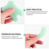 6pcs Tools Face Scraping Board Natural Jade Guasha Board