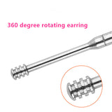 5/6pcs Ear Cleaner Set Earpick Ear Wax Remover Ear Spoon Curette Ear Cleaning Spiral Earpick Easy Earwax Removal Ear Cleaner