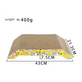 Multifunctional Toys Home Protecting Furniture Cat Scratch Cardboard Reversible Corrugated Paper Gift Interactive Portable Pad