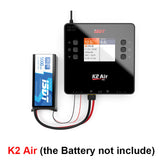 ISDT K2 Air AC 200W DC 500Wx2 20A Dual Channel Balance Lipo Charger Discharger for Lipo NiMh Pb Battery Rc Model / Smart Phone