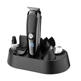 Surker hair trimmer USB rechargeable hair clipper 5 in1 men's shaver ear hair trimmer beard trimmer hair carving waterproof LCD