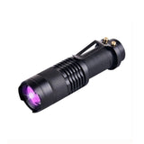Lightweight Hand-Held Wood's Lamp Wavelength Ultraviolet Diagnostic UV Skin Fungal Detection Analyzer +flashlight Function