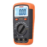 NJTY Digital Capacitance Meter with LCD Backlight 600pF to 100mF 6000 Counts Capacitor Tester Kit with Crocodile Clips 0.2A Fuse