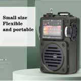 HRD-700/701 Radio Music Player, Coding Wheel Switch Tuning, Search And Save Radio Stations, Support Bluetooth, TF Card Playback
