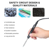 SEQURE Electric Soldering Iron with OLED Digital Intelligent Soldering Iron Kit with 45W PD Power Adapter and 4 Iron Heads EU