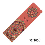 30*100cm Cooling Sports Towels Yoga Mat Cover Towels Non-slip Gym Fitness Printed Microfiber Travel Quick-drying Cushion Pilates