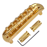 Guitar Saddle Bridge with Adjustable Barrel Saddles Zinc Alloy for Mustang Jaguar Jazzmaster Guitar Accessories