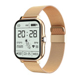 New GT20 Ultra-thin Woman Man Smart Watch 1.69inch Square Screen Bluetooth Call Heart Rate Blood Oxy huawei xiaomi PK Y20 P8
