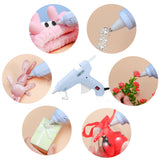 40W Hot Melt Glue Gun 10pcs Glue Sticks High Temperature Anti-drip Melting Quick Home Repair Arts Crafts DIY Sealing
