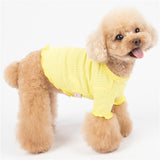 Pets Dogs Clothes Simple Pattern Shirt Small Puppy Maltese Tea Cup Puppy Summer