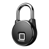 Pure Fingerprint Unlock Smart Fingerprint Door Lock Safe Padlock USB Charging Waterproof Keyless Lock