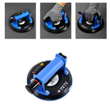 6 Inch Vacuum Suction Cup Without Pressure Gauge Heavy Duty Lifter for Granite Tile Glass Manual Lifting Handling Tool Blue