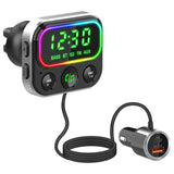 Dual USB Fast Charger Car Kit MP3 Player Card Music Car Charger Bluetooth-compatible Transmitter MP3 Player