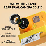 Children Instant Camera Hd 1080p Video Photo Digital Print Cameras Dual Lens Slr Photography Toys Birthday Gift Funcam