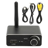 Bluetooth DAC Converter Digital to Analog Converter with Bluetooth Receiver Supports U Disk Playback Volume Control