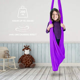 Therapy Swing for Kids Indoor Hanging Hammock Swing Cuddle Indoor Outdoor Hammock for Children Sensory Integration