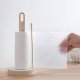 Organizer Rack Durable Paper Towel Stand Bathroom Roll Storage Tissue Kitchen Tools Holder Round