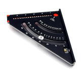 Foldable Multifunction Measuring Ruler Woodworking Positioning Tool Angle Adjusting Extendable Utility Tool