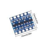 15pcs 4 Channels IIC I2C Logic Level Converter Bi-Directional Module 3.3V to 5V Shifter for Arduino