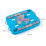 Dog Puzzle Toys Slow Feeder Interactive Increase Puppy IQ Food Dispenser Slowly Eating NonSlip Bowl Pet Cat Dogs Training Game