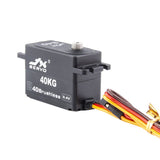 JX servo B40 40KG 0.07 Sec @ 8.4V Metal Gear Aluminium Digital Brushless Short body low profile Servo 1/10 1/12 Drift car