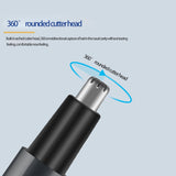 SONAX PRO 2-In-1 Electric Nose Hair Trimmer Removal Clipper Razor USB Rechargeable Ear And Nose Hair Trimmer