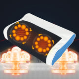 Heating Massage Pillow Neck Shoulder Head Back Body Electric Massage Pillow Shiatsu Kneading Device Cervical Health Massageado