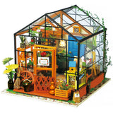 Doll House Miniature DIY Dollhouse With Furnitures Wooden House Toys For Children Sam's Bookstore  DG102
