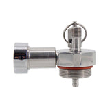 Stainless Mini Keg Beer Spear Fit US Beer Faucet Works 2/3.6/4L Kegs Include 30cm Silicone Hose, NO Faucet No CO2 Regulator
