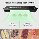 220V/110V Vacuum Sealer Packaging Machine  Household Food Vacuum Sealer Film Sealer Vacuum Packer Including 10Pcs Bags