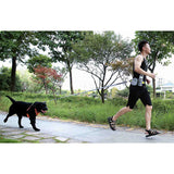 Outdoor Dog Running Padded Waist Bag Belt Reflective Strip Elastic Leash Perfect Walking Training Pet Leash Set Hands Free