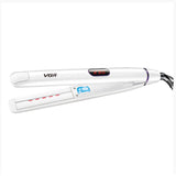 Max 446F Ceramic coated hair straightener anti-scald professional flat iron straightening iron LCD digital display Eu charger