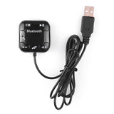 Magnet Adsorption Car Bluetooth FM Transmitter Car Kit Hands Free MP3 Player Dual USB Car Charger For iPhone Mobile Phone
