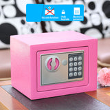 6.4L Steel Digital Safe Box Digital Electronic Password Lock Safe Box Money Security Storage for Home Cash Deposit Jewelry Gun