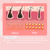 EMS Face Mask Lifting Machine Facial Muscle Stimulator V Shape Massager Blackhead Remover Freckle Whitening Skin Firming Tool